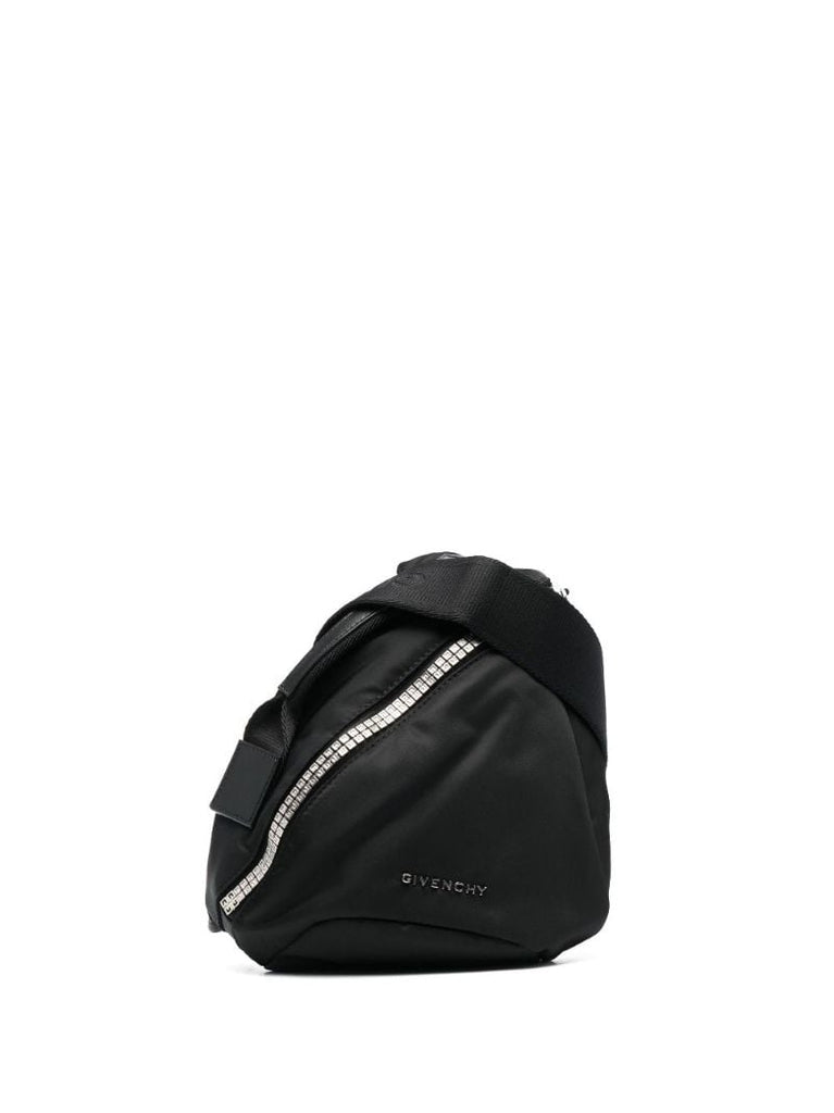 Black G-zip Cross Body Bag