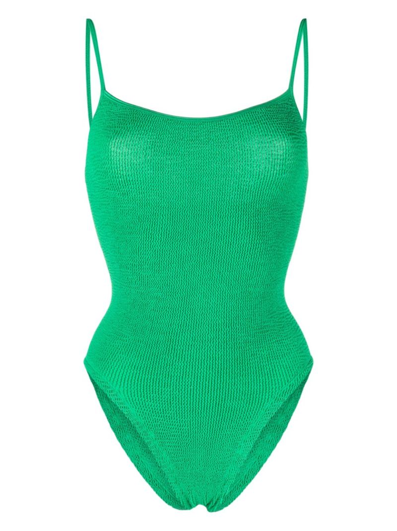 Green Pamela Crinkle Swimsuit