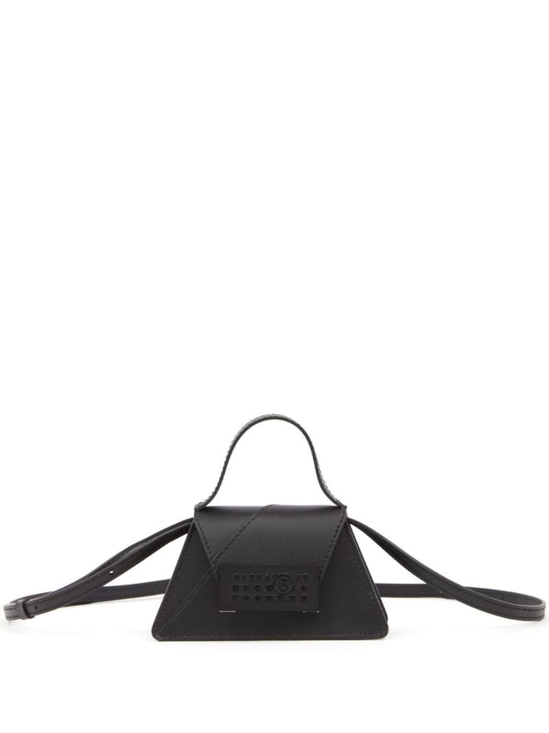Black Numeric Mini Tote Bag