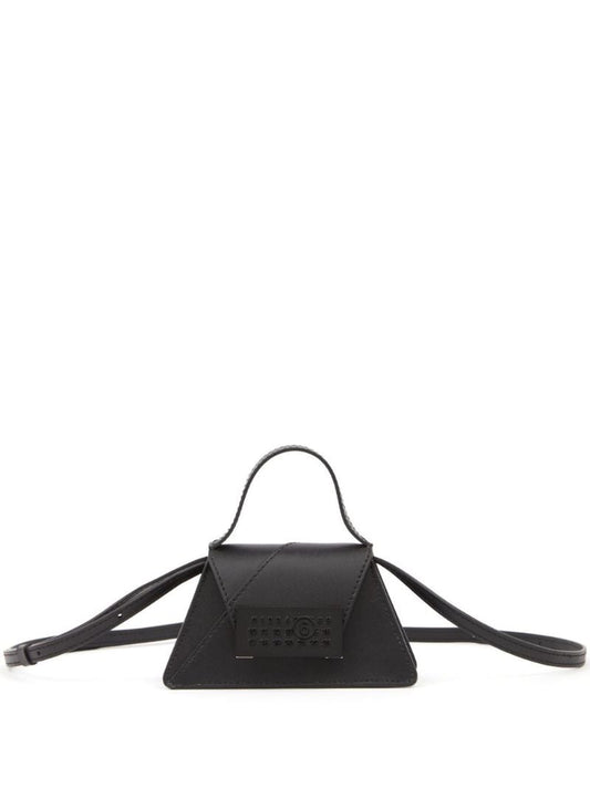 Black Numeric Mini Tote Bag