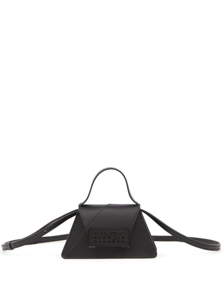 Black Numeric Mini Tote Bag