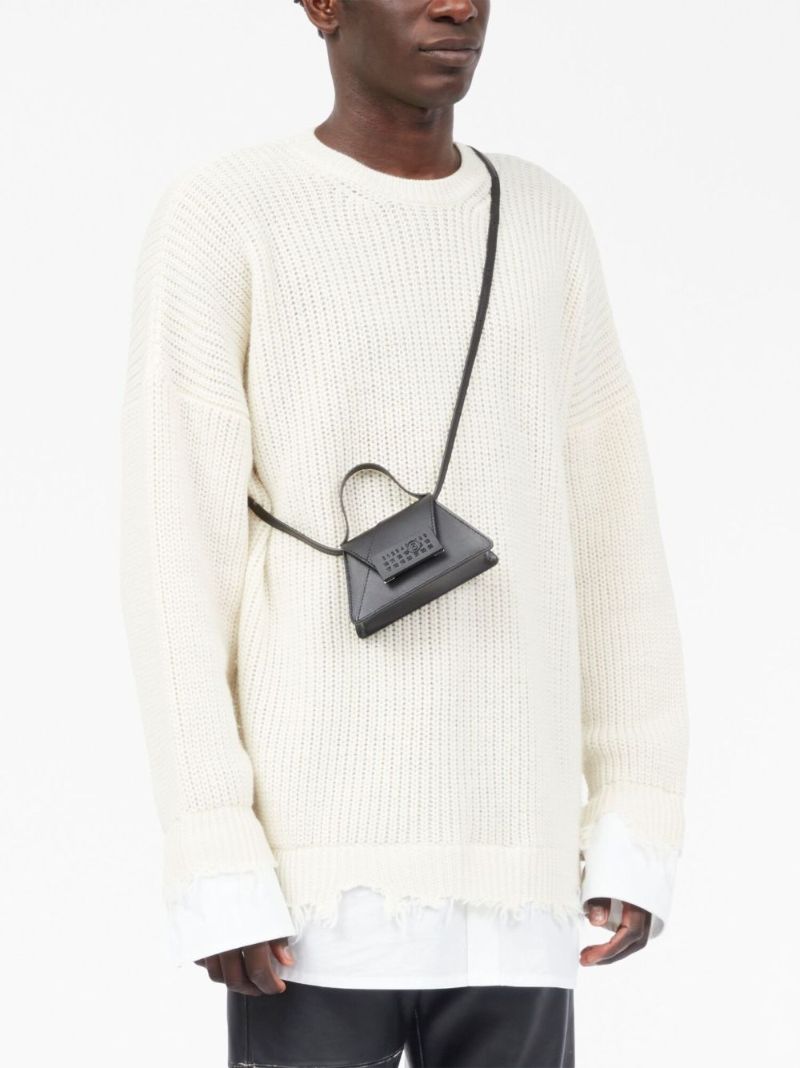 Black Numeric Mini Tote Bag