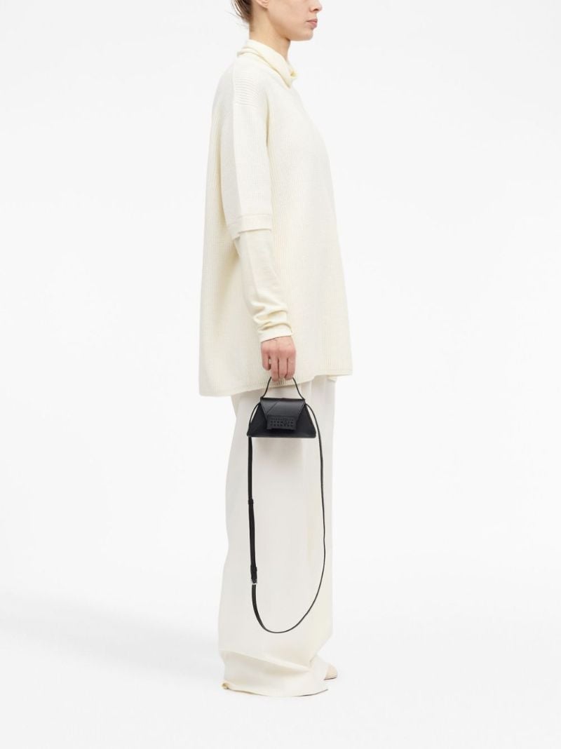 Black Numeric Mini Tote Bag