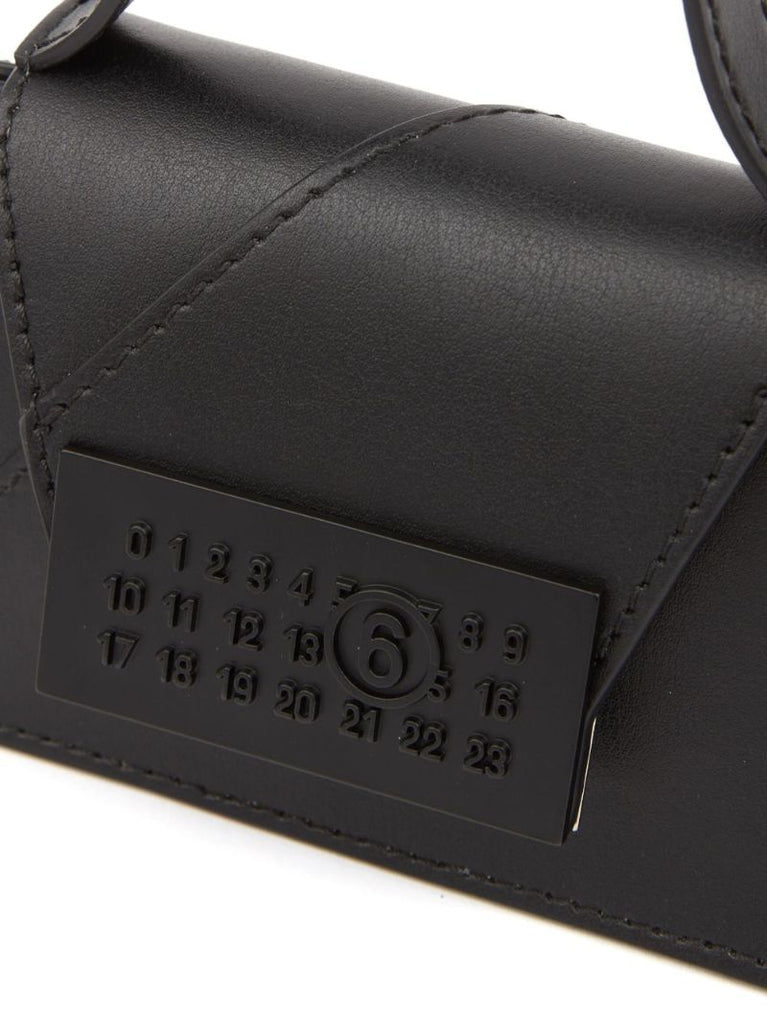 Black Numeric Mini Tote Bag
