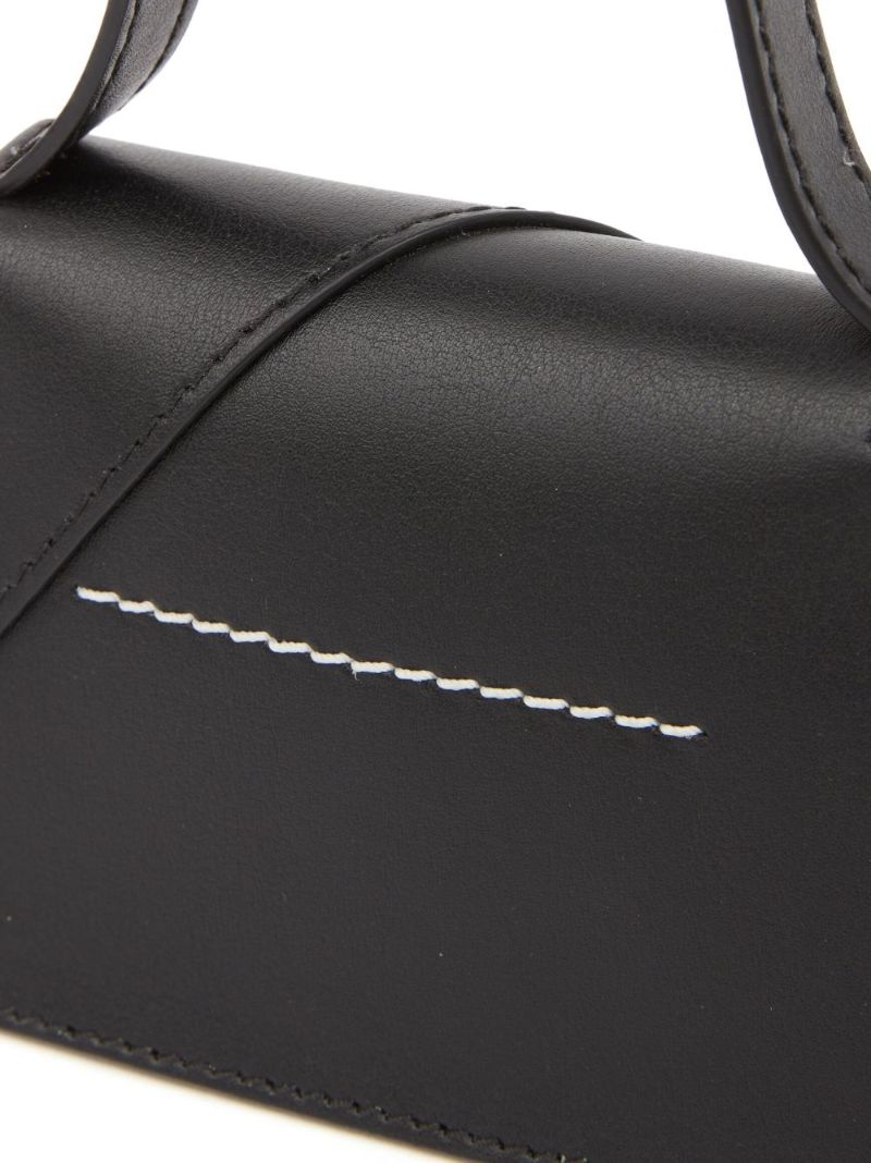 Black Numeric Mini Tote Bag