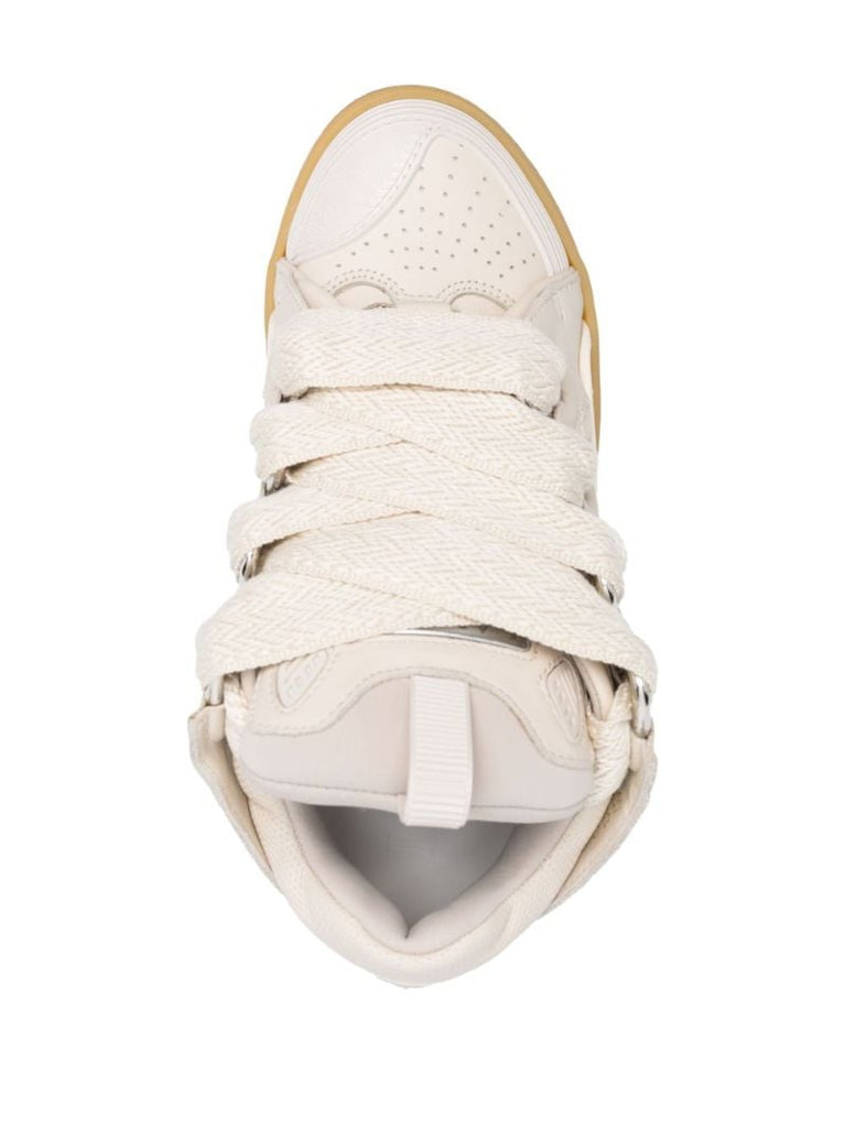 Neutral Curb Leather Sneakers