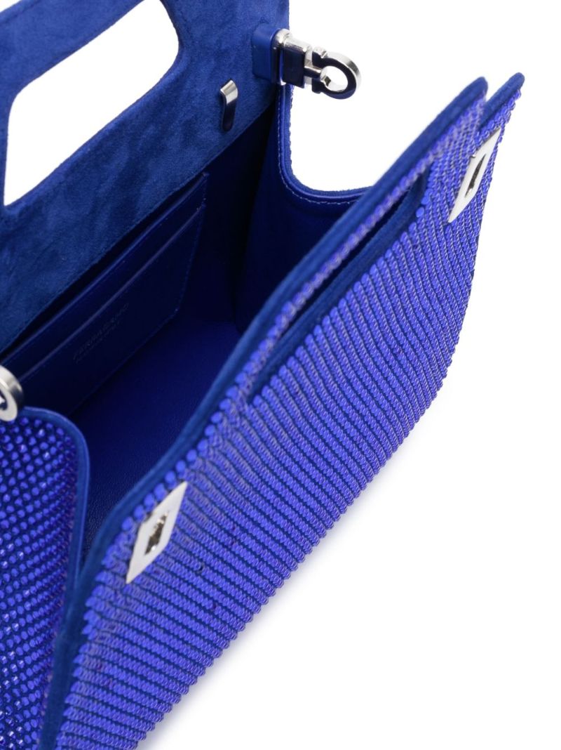 Blue Wanda Embellished Mini Bag