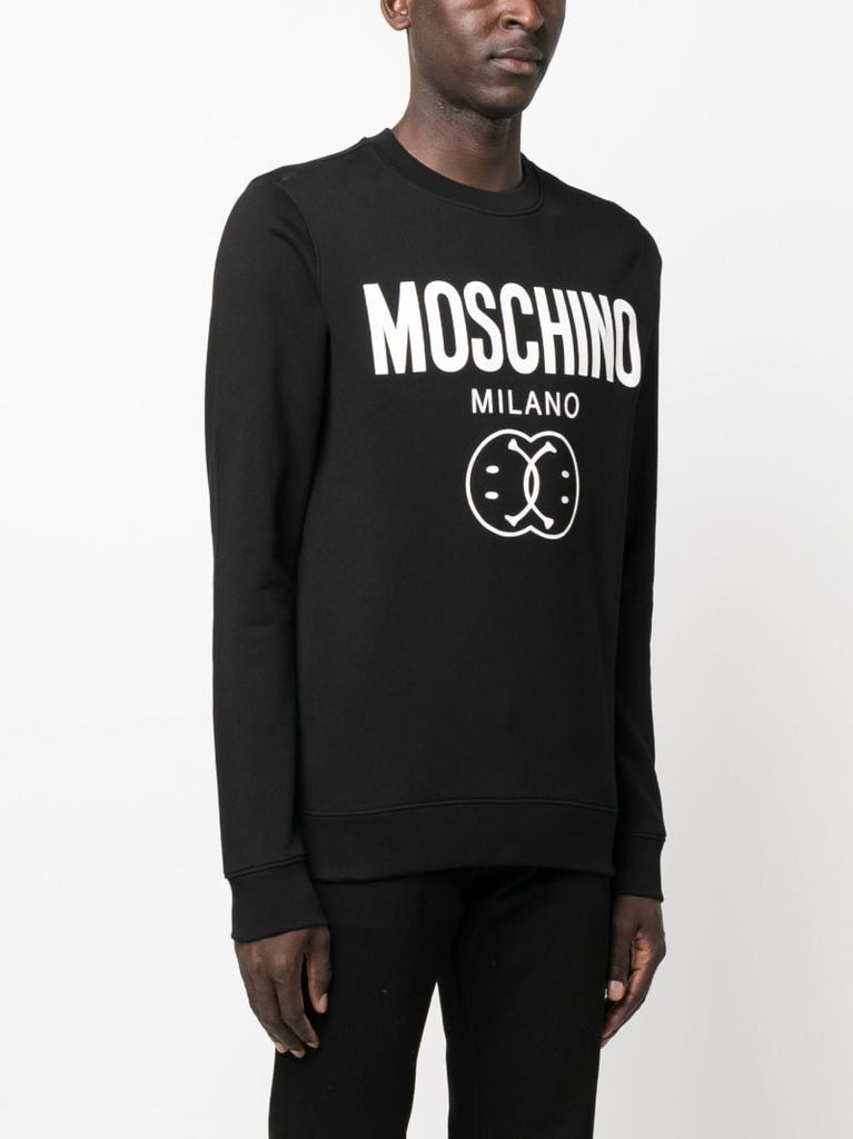 Black Double Smiley Long-sleeve T-shirt
