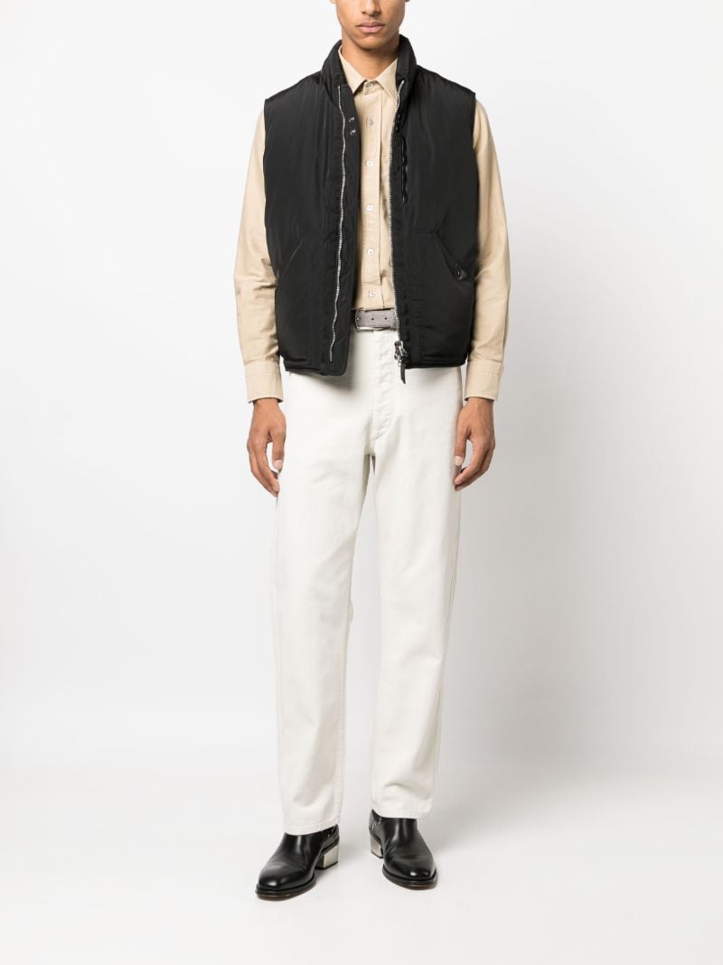 Black Ottoman Padded Gilet