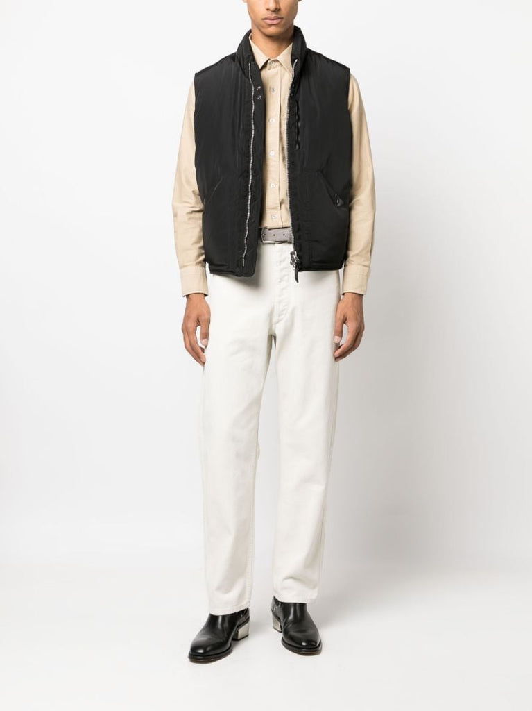 Black Ottoman Padded Gilet