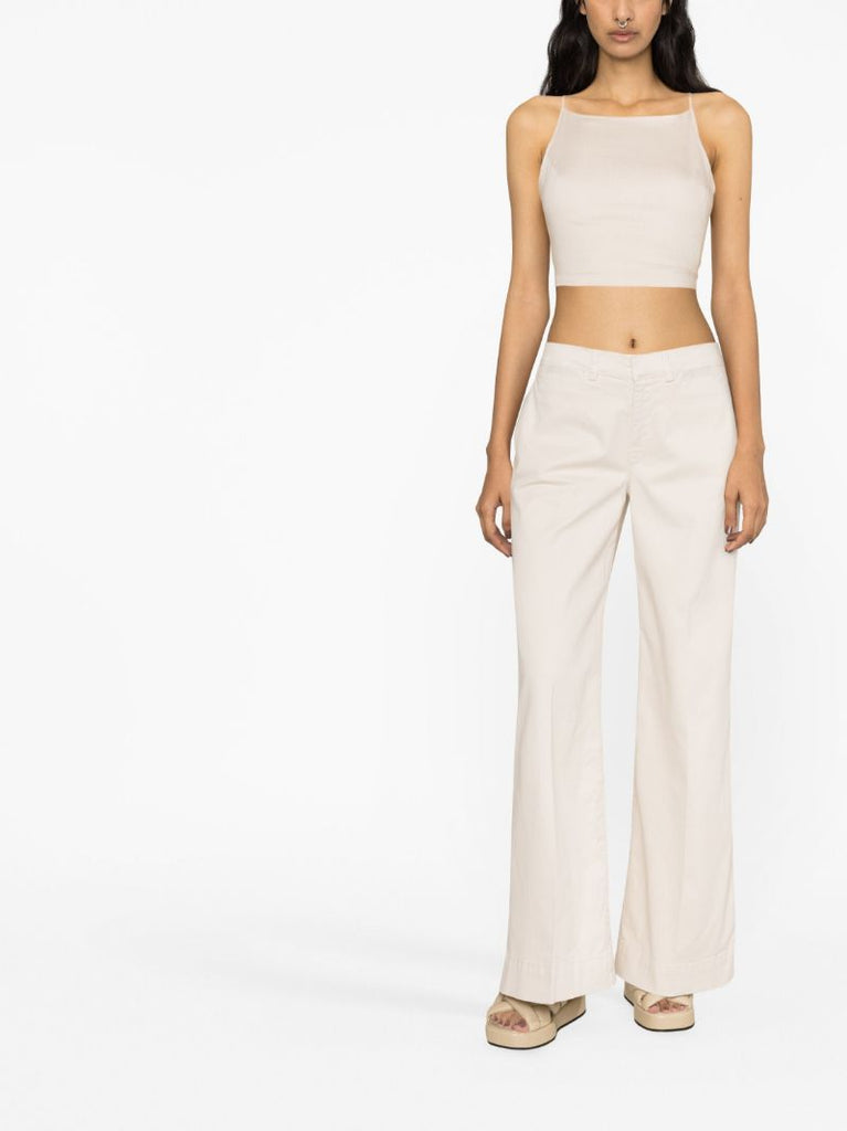 Neutral Tomboy Wide-leg Trousers