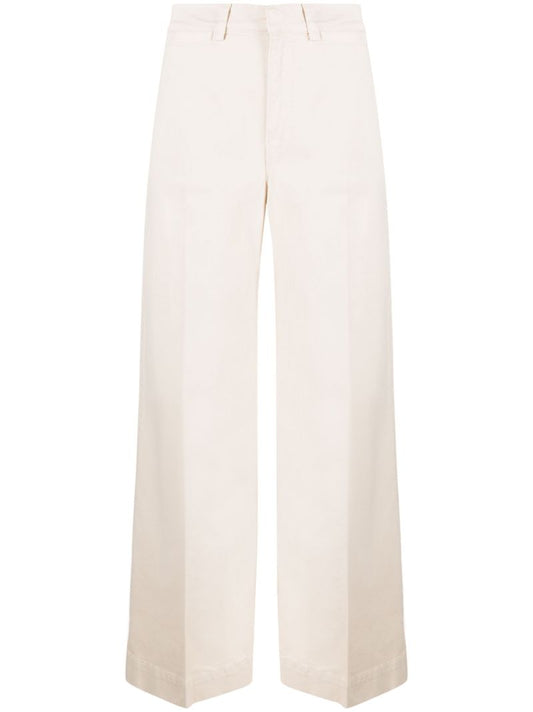 Neutral Tomboy Wide-leg Trousers