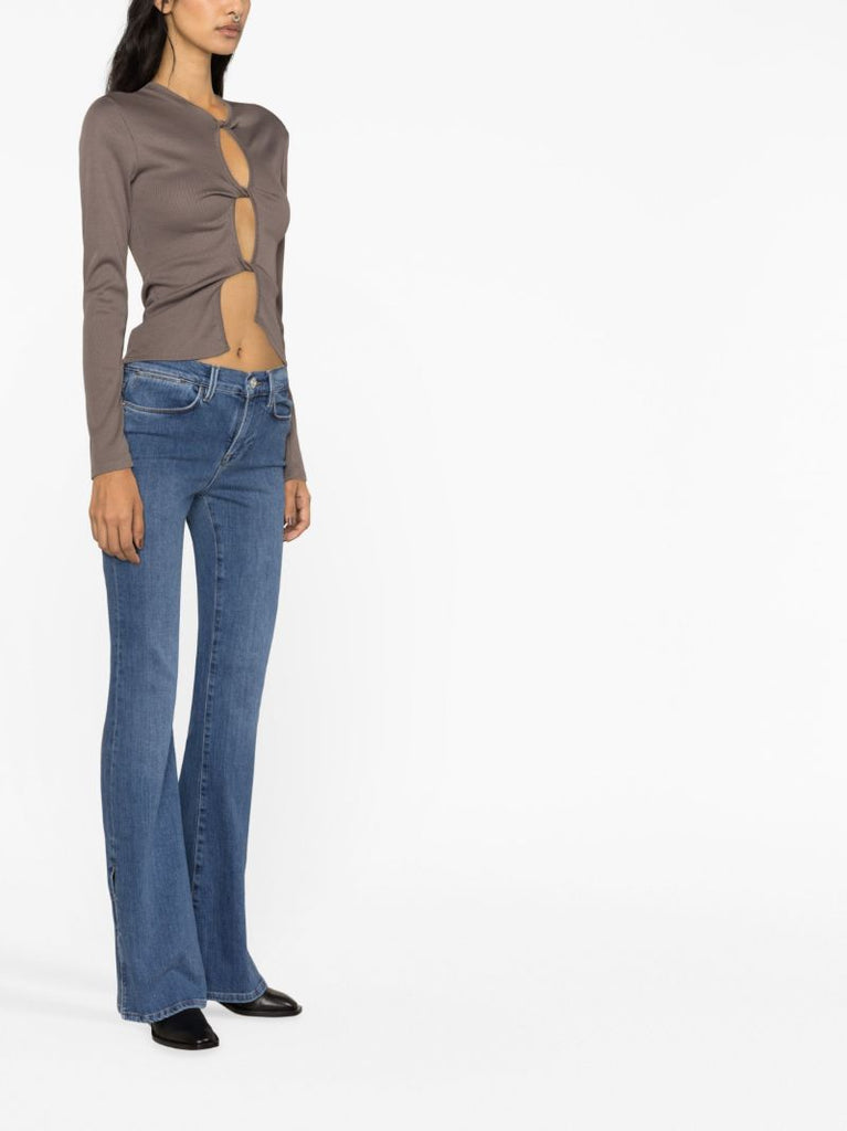 Blue Le High Flare Jeans