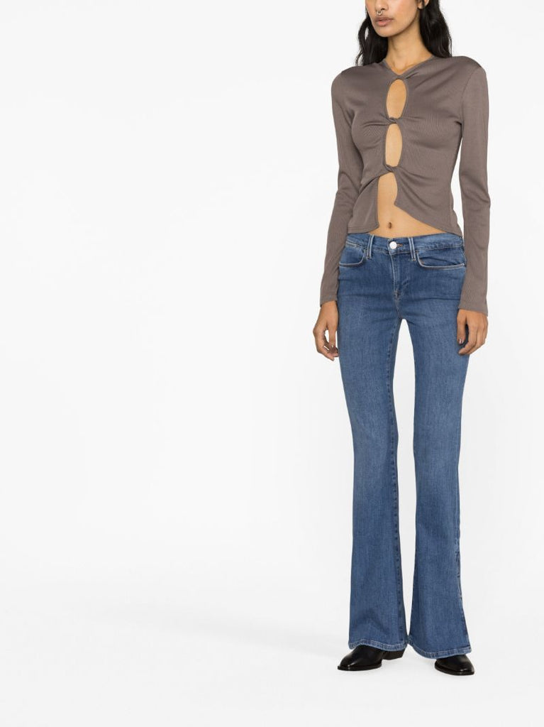 Blue Le High Flare Jeans