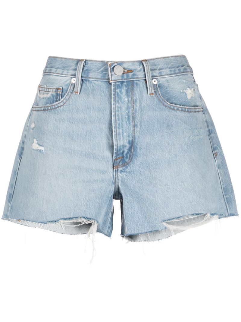 Blue Le Brigette Denim Shorts