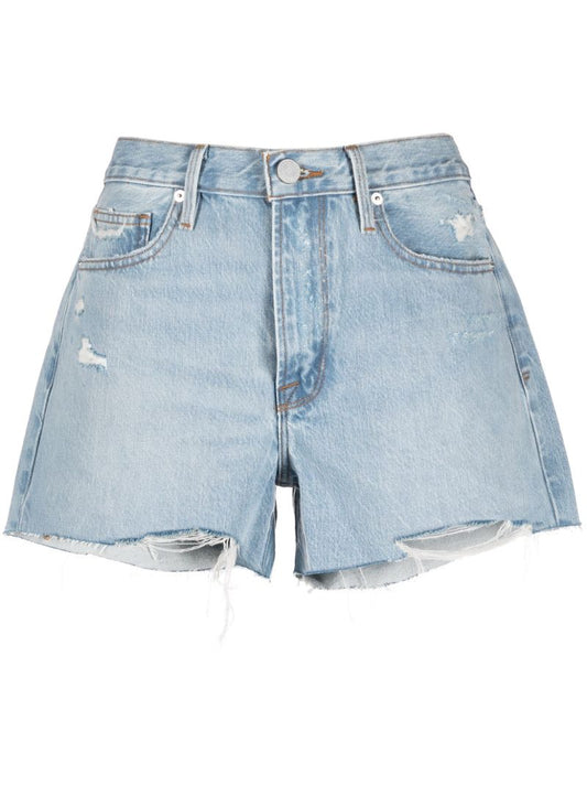 Blue Le Brigette Denim Shorts