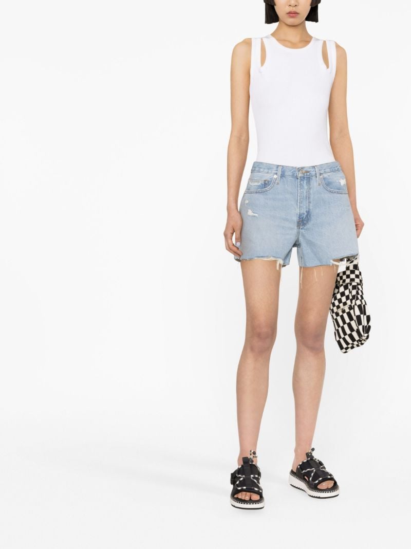 Blue Le Brigette Denim Shorts