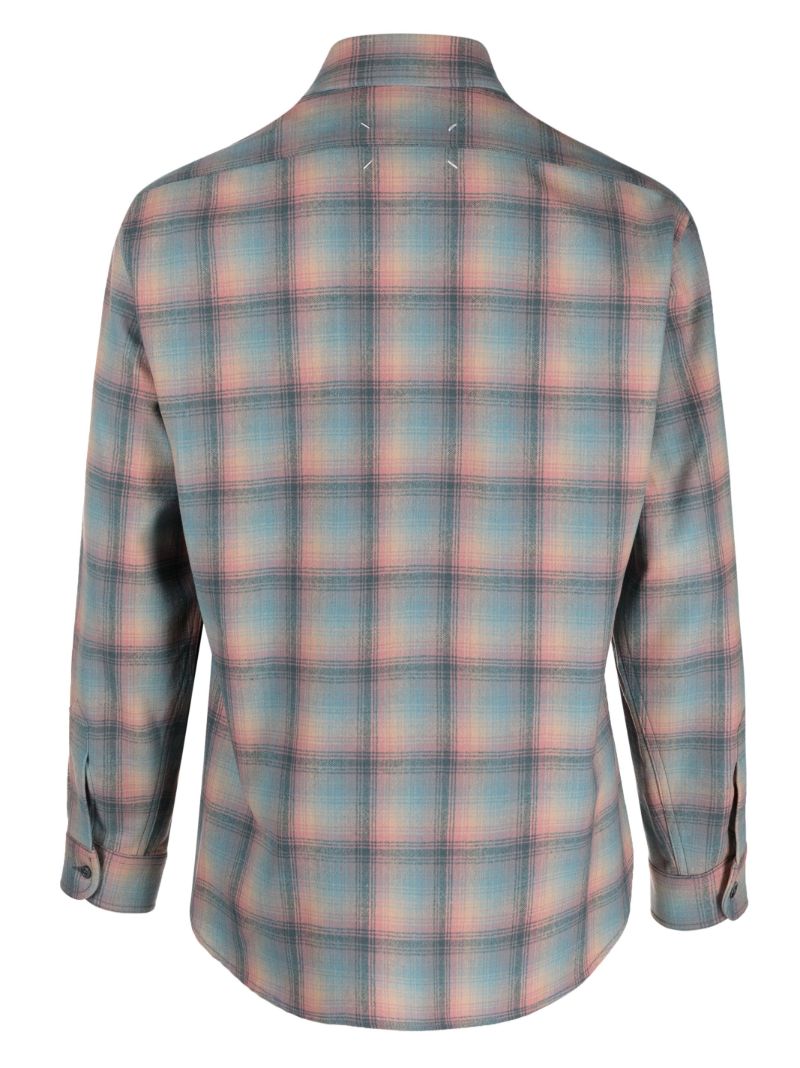 X Pendleton Blue Checked Wool Shirt