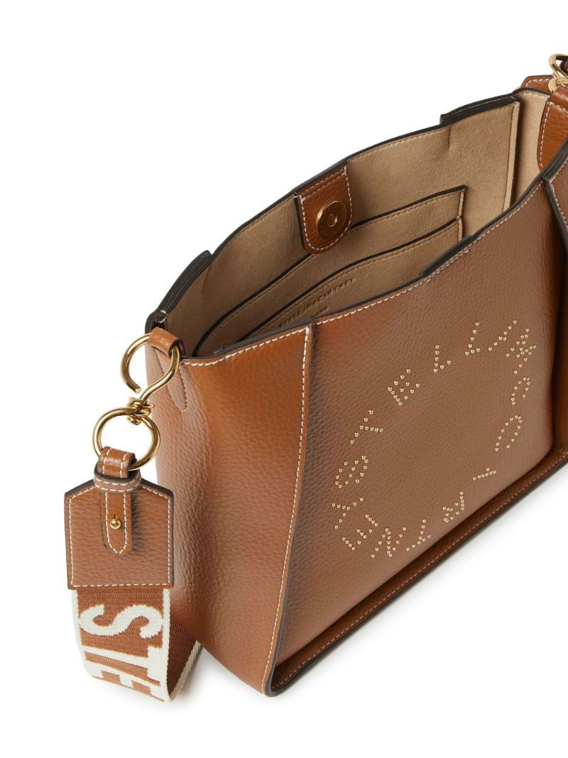 Brown Stella Logo Shoulder Bag