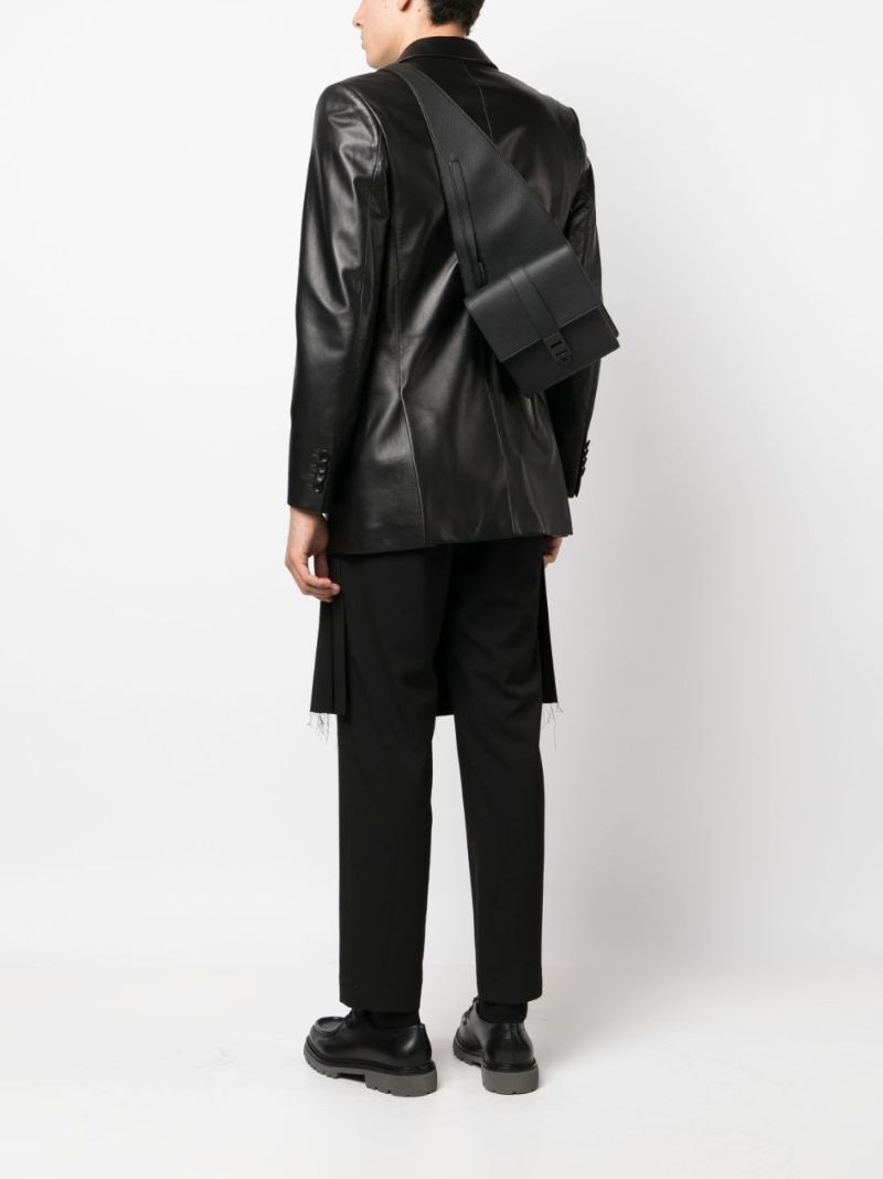 Black Asymmetric Shoulder Bag