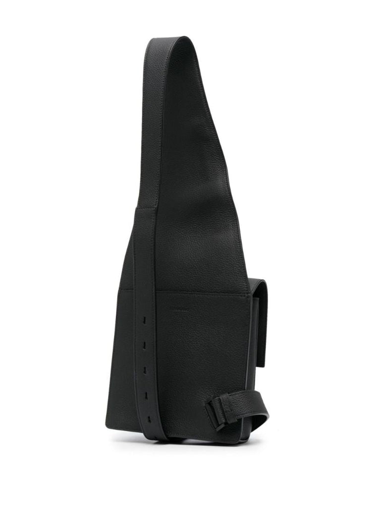 Black Asymmetric Shoulder Bag
