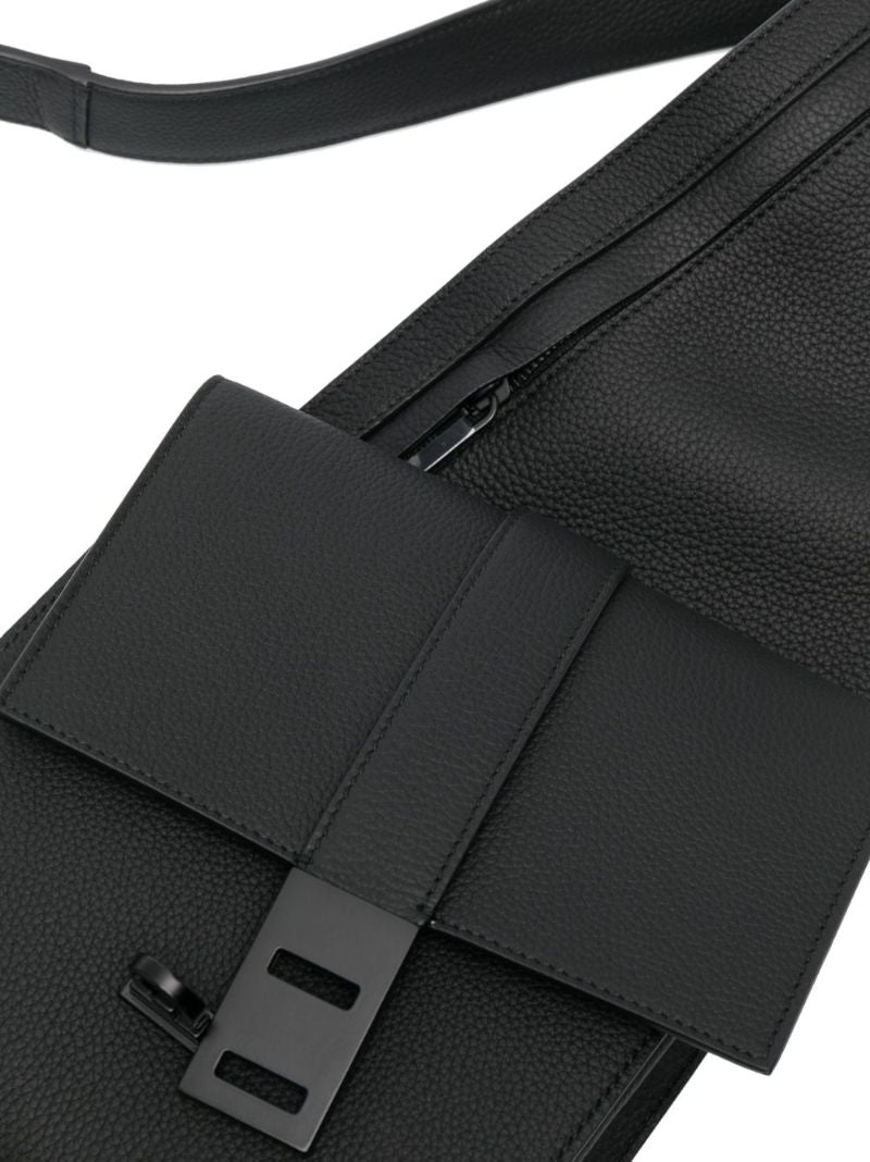 Black Asymmetric Shoulder Bag