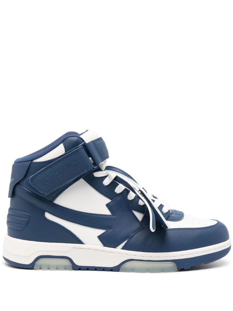 Blue Out of Office Leather Sneakers