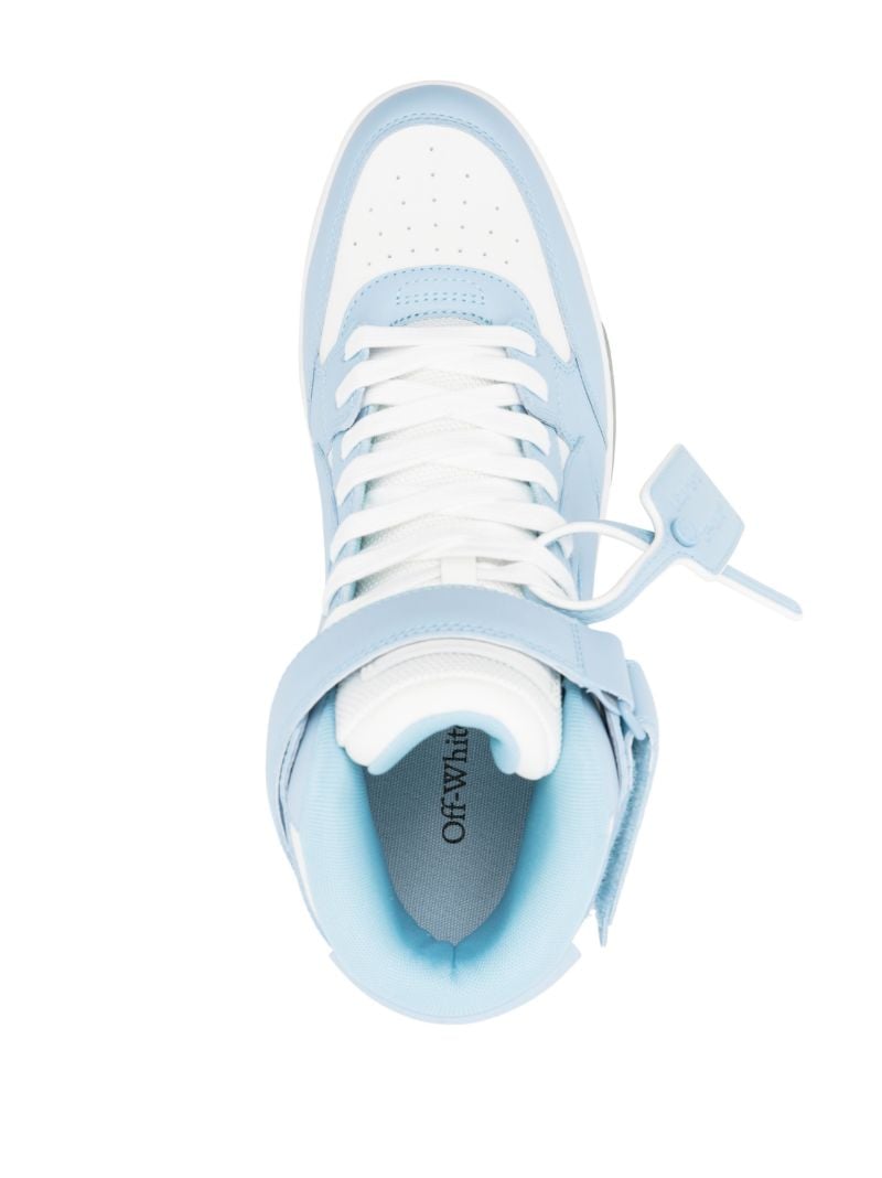 Blue Out of Office Leather Sneakers