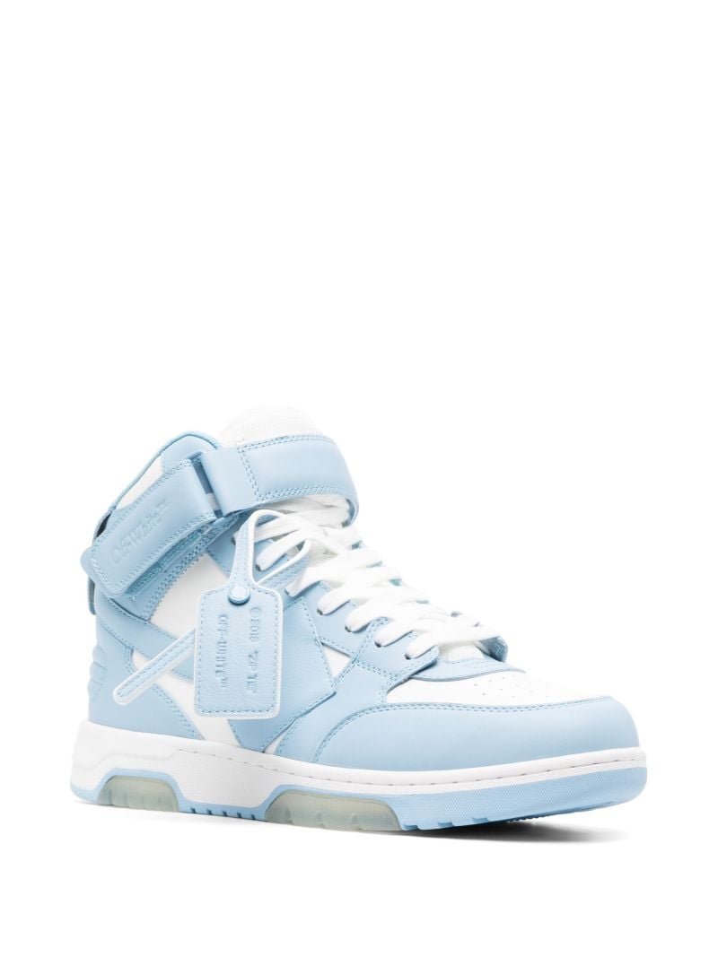 Blue Out of Office Leather Sneakers