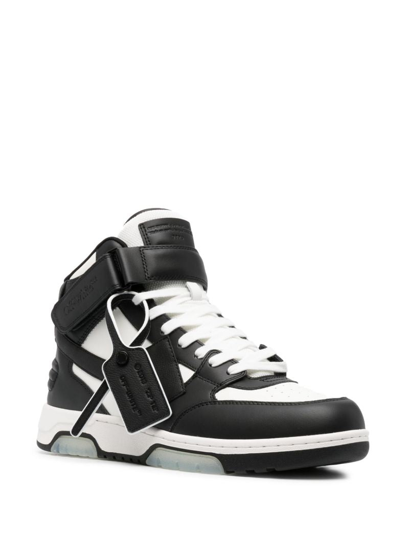 Black Out of Office Leather Sneakers