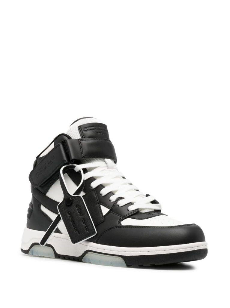 Black Out of Office Leather Sneakers