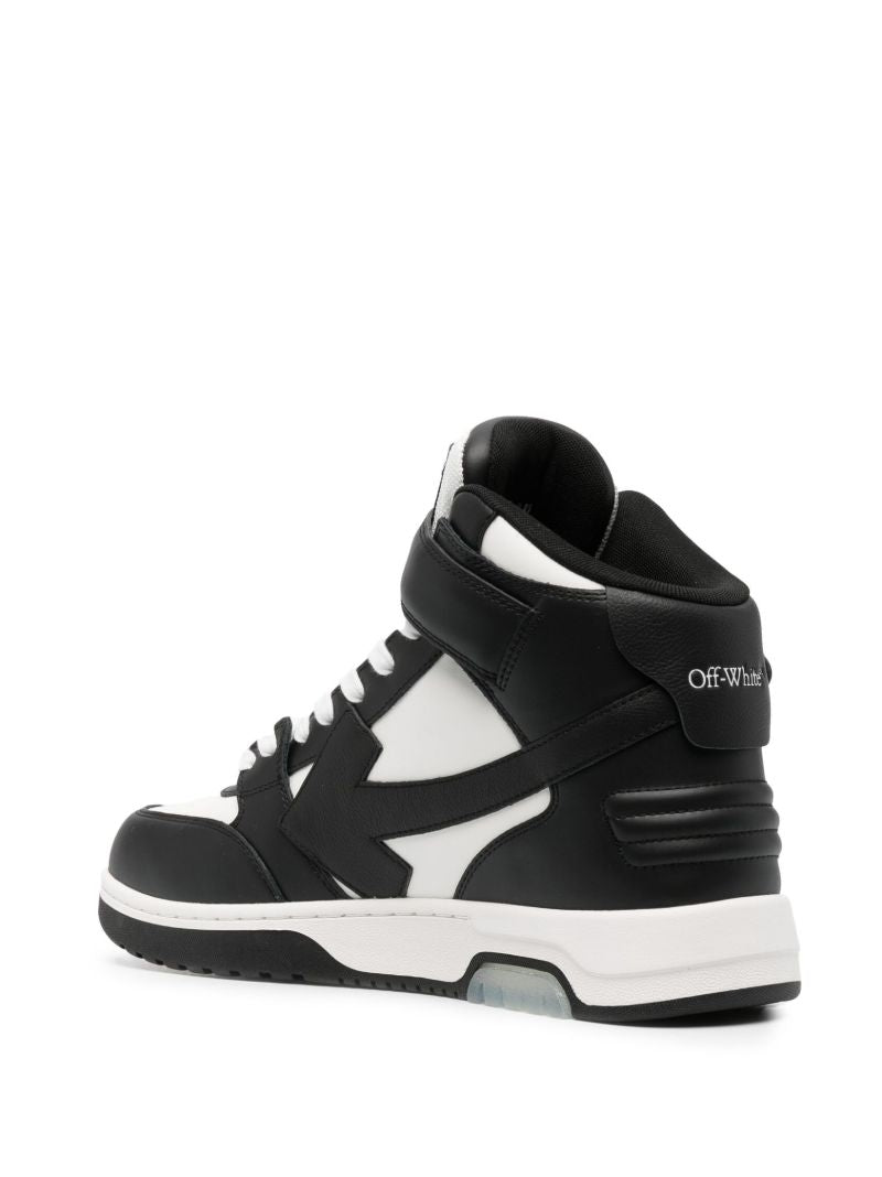 Black Out of Office Leather Sneakers