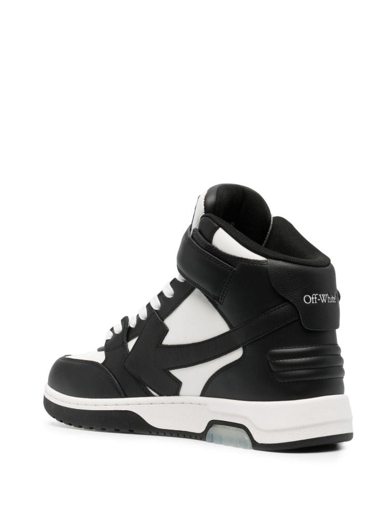 Black Out of Office Leather Sneakers