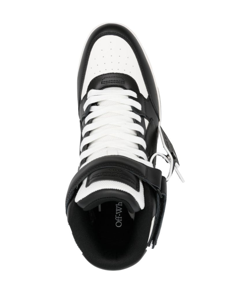 Black Out of Office Leather Sneakers