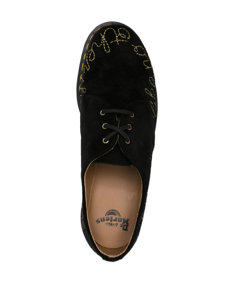 Black 1461 Suede Derby Shoes