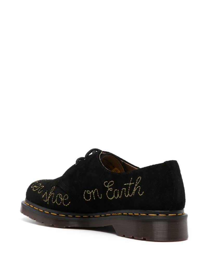 Black 1461 Suede Derby Shoes