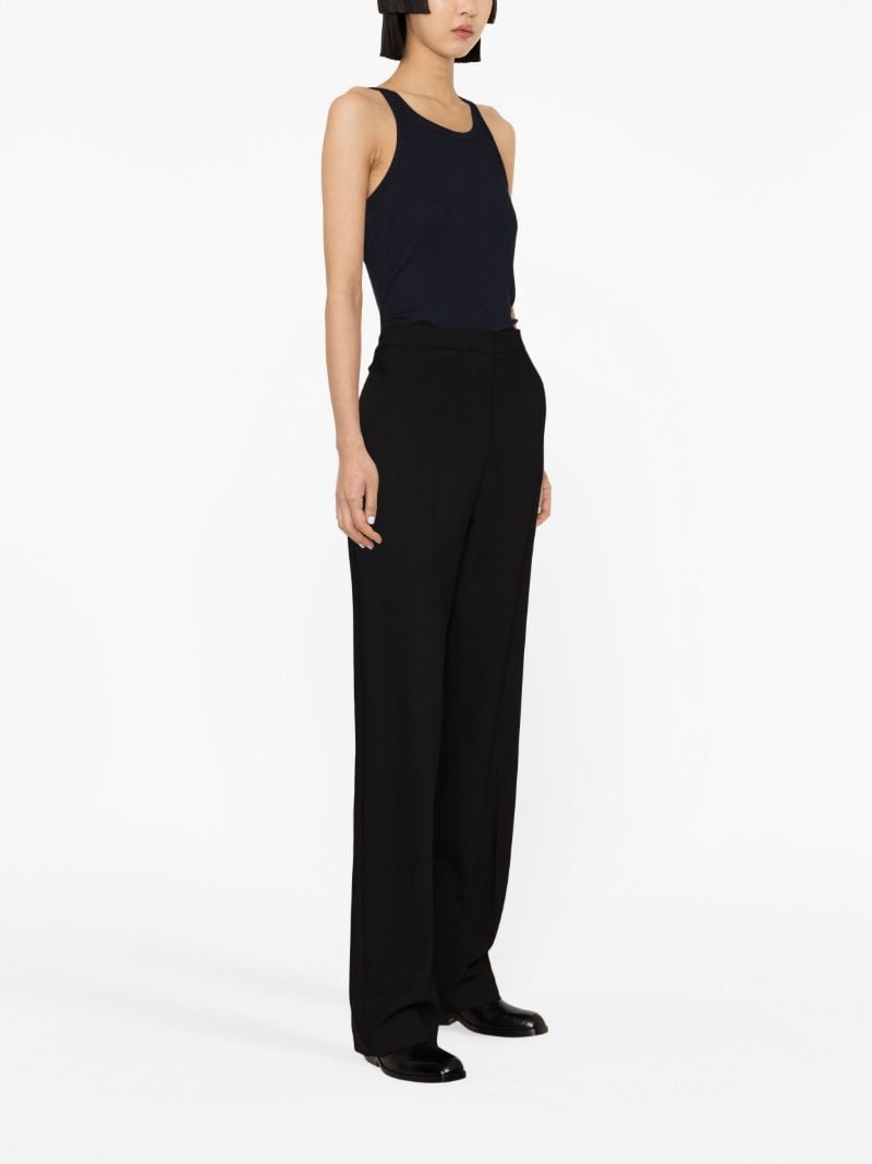 Black Ribbed Tank Top