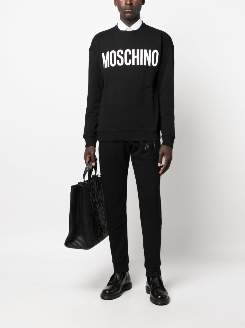 Black Logo-print Track Pants