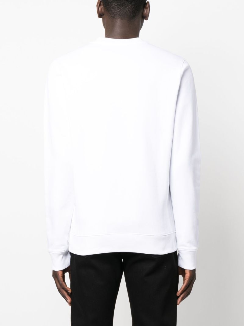 White Double Smiley Long-sleeve T-shirt