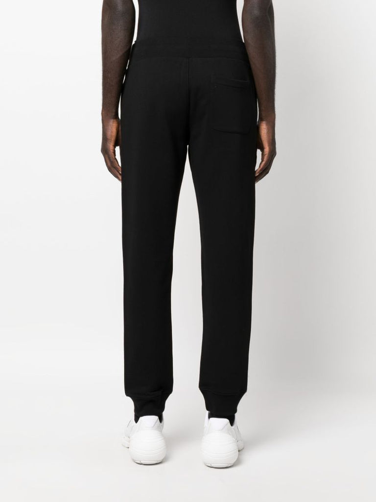 Black Double Smilley Logo Track Pants