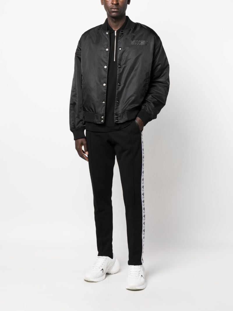 Black Logo-print Track Pants