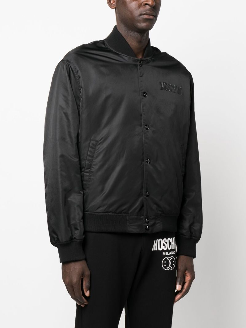 Black Teddy Bomber Jacket