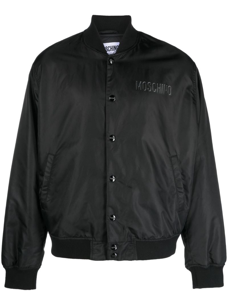 Black Teddy Bomber Jacket