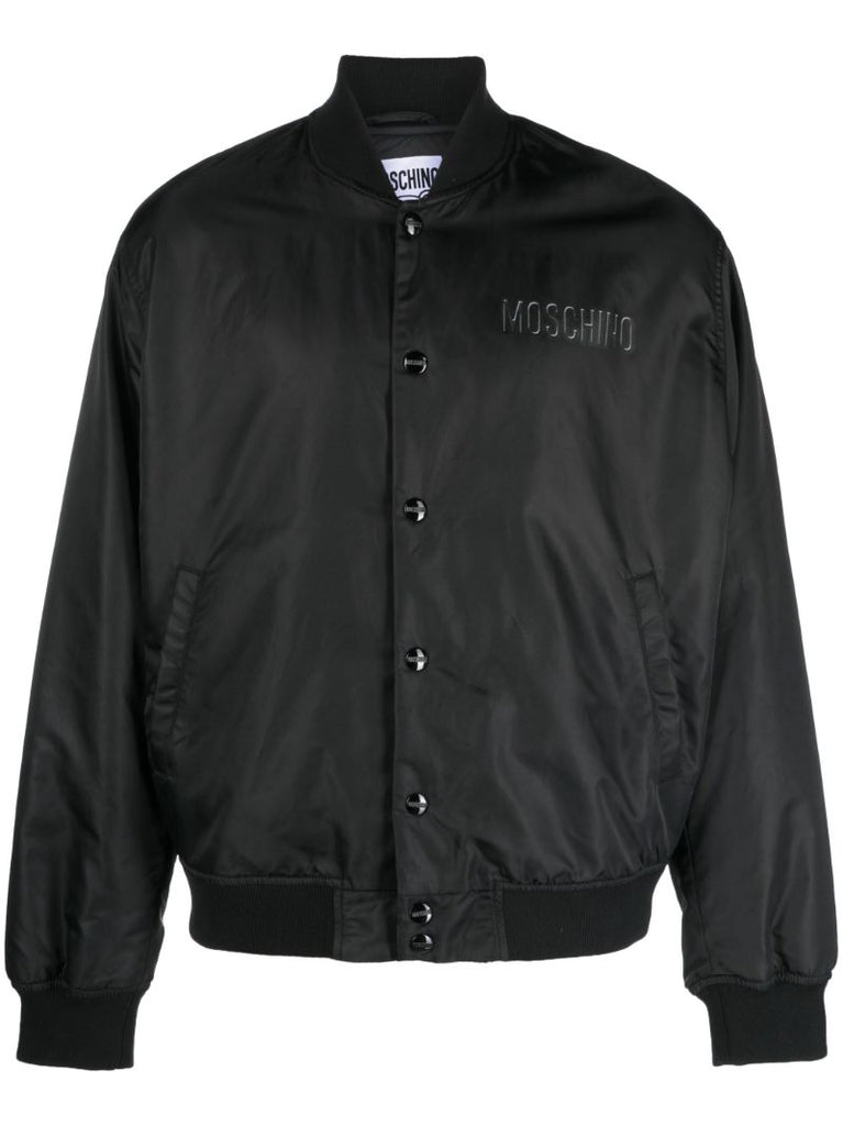 Black Teddy Bomber Jacket