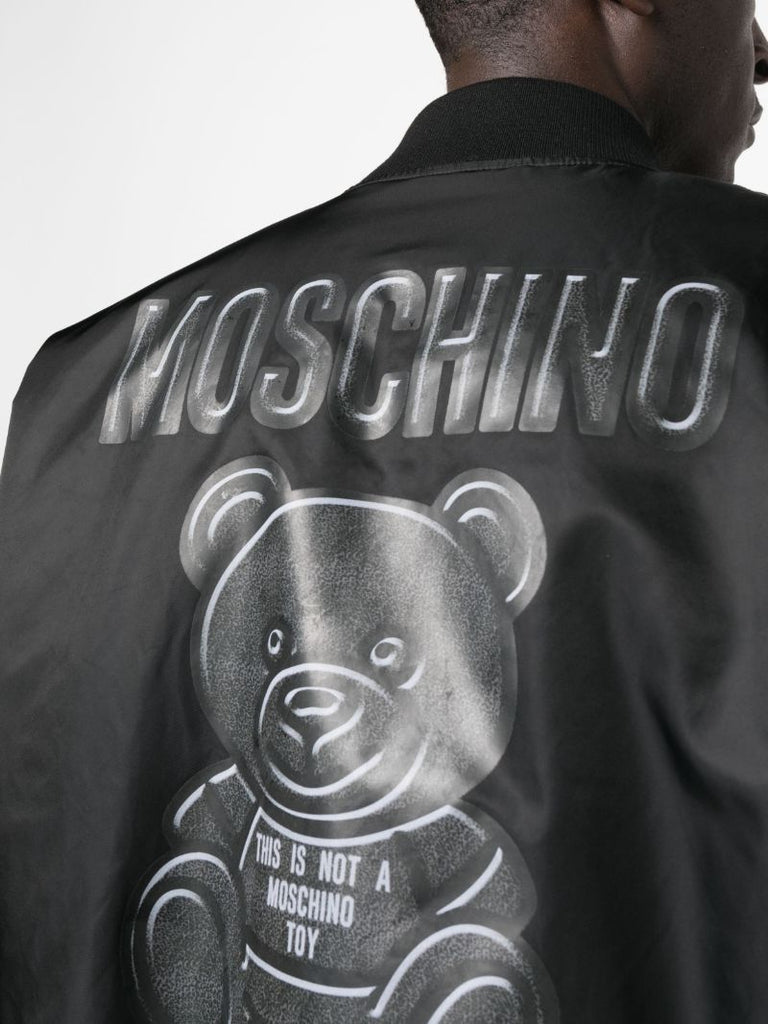 Black Teddy Bomber Jacket