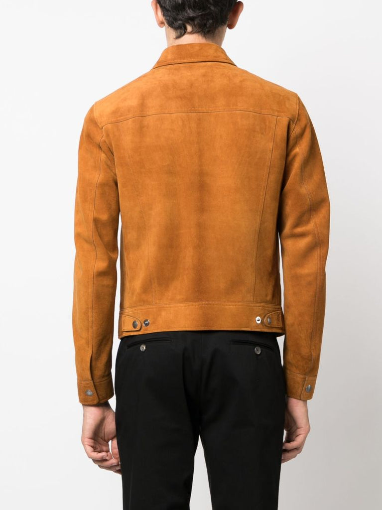 Brown Single Breasted Jacket
