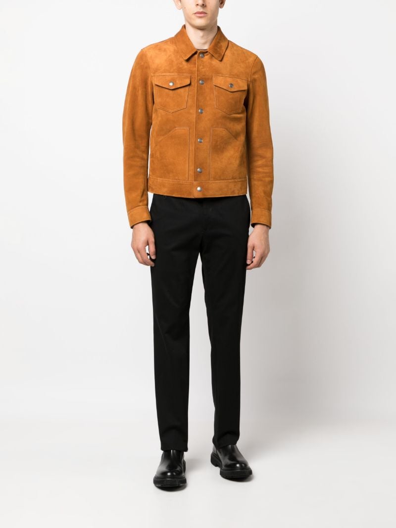 Brown Single Breasted Jacket