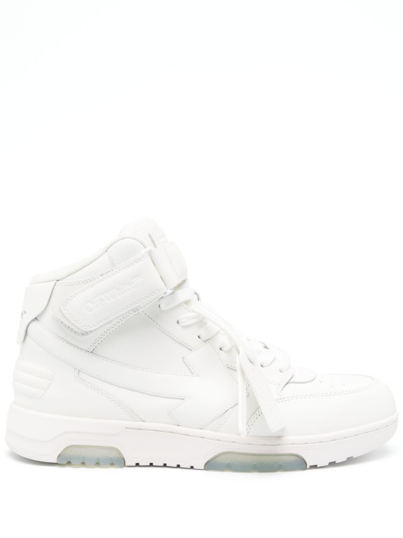 White Out of Office Leather Sneakers