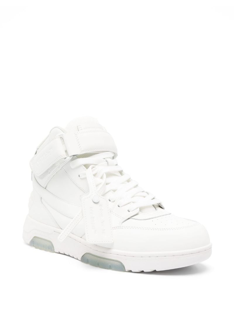White Out of Office Leather Sneakers