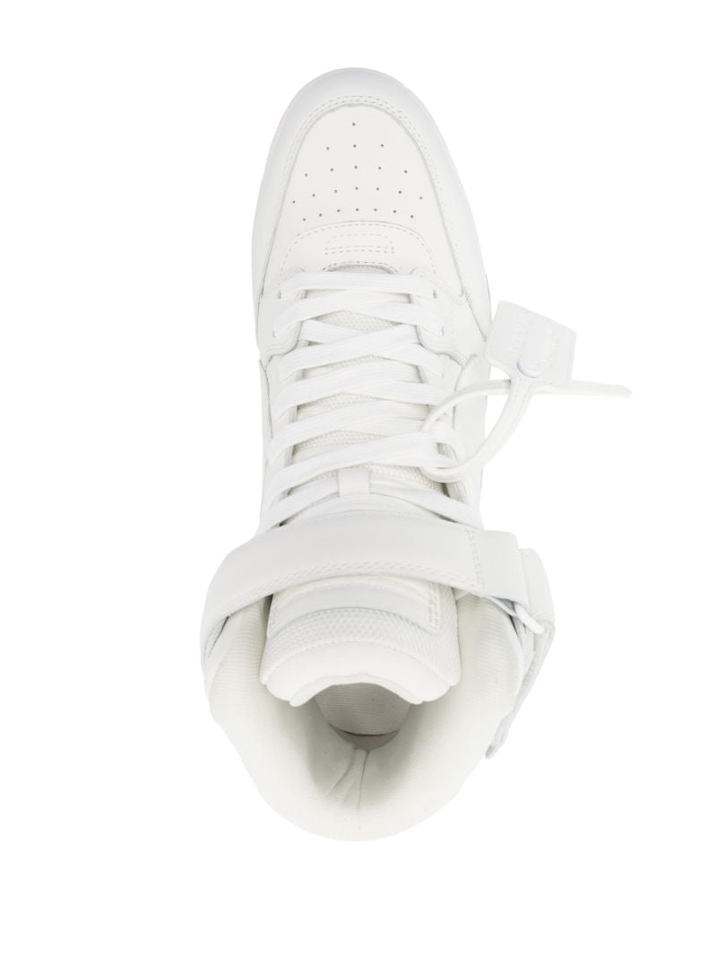 White Out of Office Leather Sneakers